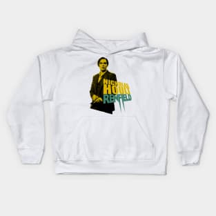 Renfield movie Nicolas Cage Nicholas Hoult design ironpalette Kids Hoodie